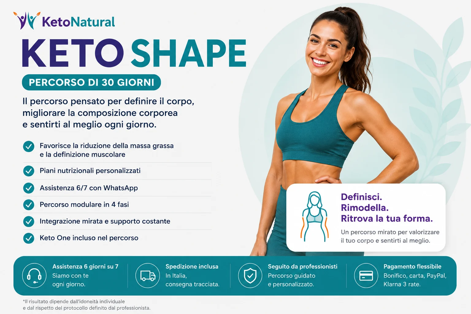 Keto Shape - percorso nutrizionale guidato Ketonatural