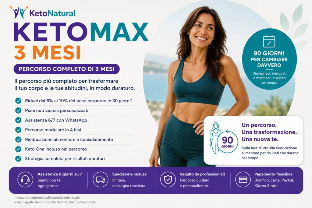 KetoMax 3 mesi - formula di continuita Ketonatural