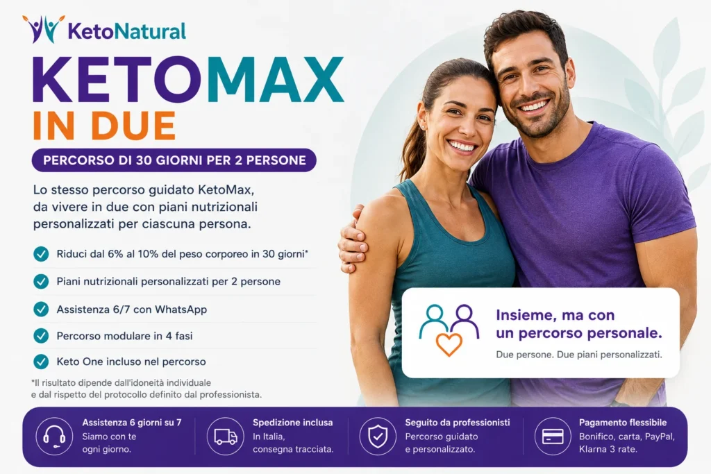 KetoMax in Due - percorso Ketonatural per due persone