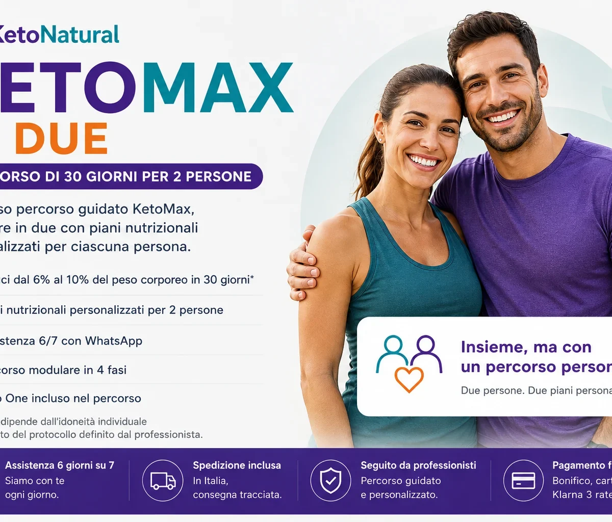 KetoMax in Due - percorso Ketonatural per due persone